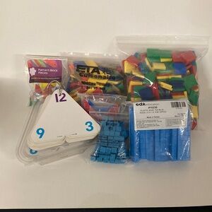 Math Manipulative Bundle for School, Homeschool, Summer Learning
